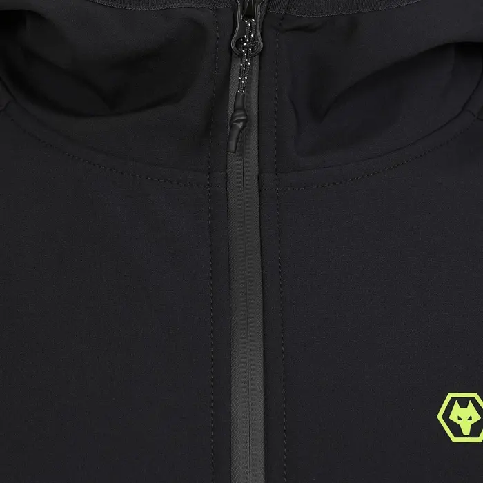 Wolves Fanshop | Progression Softshell  Jacket – Black/Green Wolves Merchandise Collection